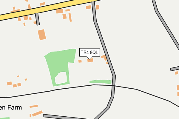 TR4 8QL map - OS OpenMap – Local (Ordnance Survey)