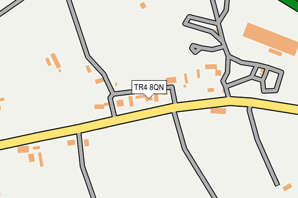 TR4 8QN map - OS OpenMap – Local (Ordnance Survey)