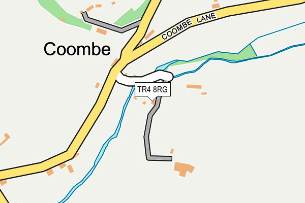 TR4 8RG map - OS OpenMap – Local (Ordnance Survey)
