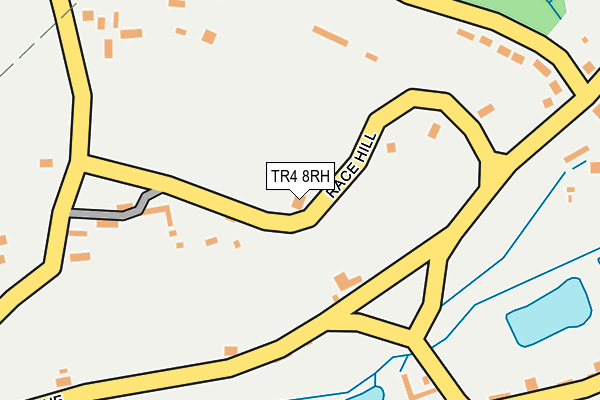 TR4 8RH map - OS OpenMap – Local (Ordnance Survey)