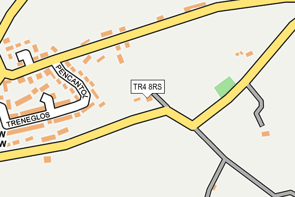 TR4 8RS map - OS OpenMap – Local (Ordnance Survey)