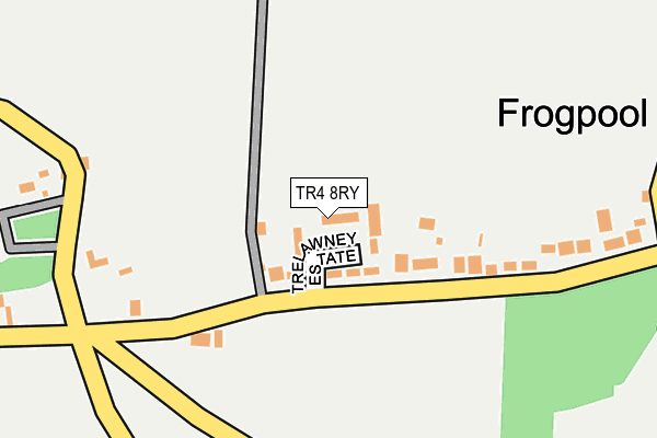 TR4 8RY map - OS OpenMap – Local (Ordnance Survey)