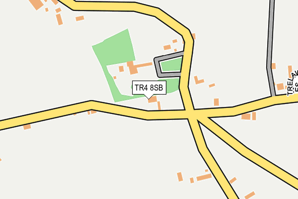 TR4 8SB map - OS OpenMap – Local (Ordnance Survey)