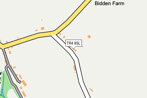 TR4 8SL map - OS OpenMap – Local (Ordnance Survey)