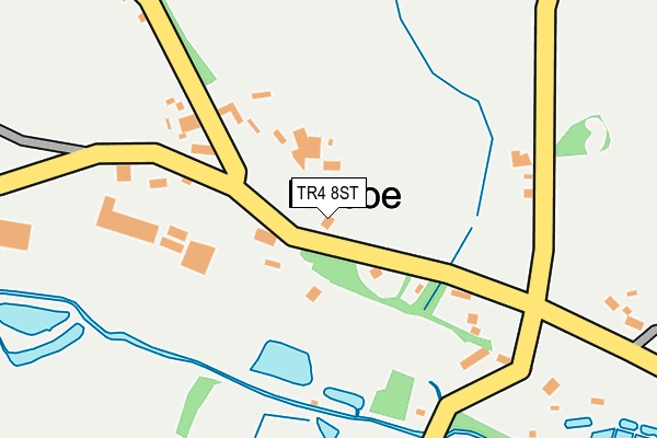 TR4 8ST map - OS OpenMap – Local (Ordnance Survey)