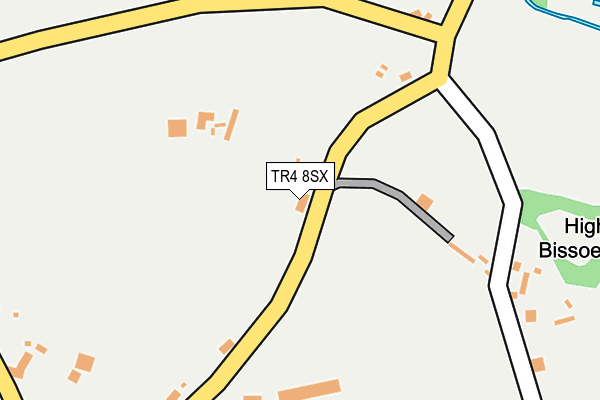 TR4 8SX map - OS OpenMap – Local (Ordnance Survey)