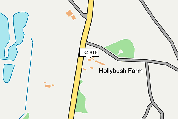 TR4 8TF map - OS OpenMap – Local (Ordnance Survey)