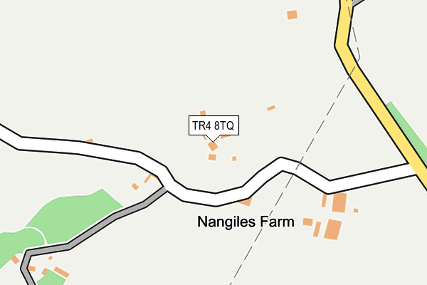 TR4 8TQ map - OS OpenMap – Local (Ordnance Survey)