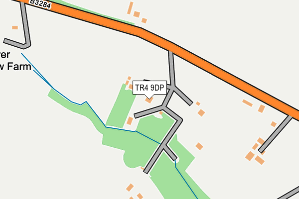 TR4 9DP map - OS OpenMap – Local (Ordnance Survey)