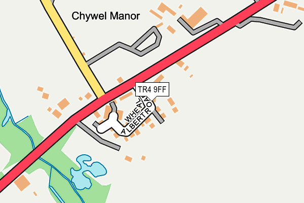 TR4 9FF map - OS OpenMap – Local (Ordnance Survey)