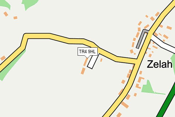 TR4 9HL map - OS OpenMap – Local (Ordnance Survey)