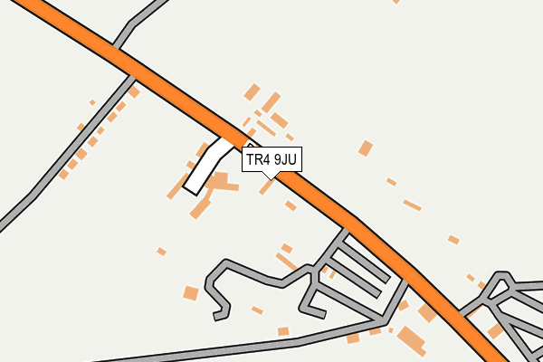 TR4 9JU map - OS OpenMap – Local (Ordnance Survey)