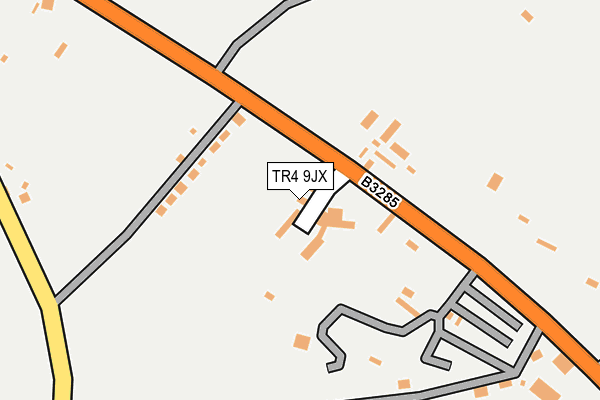TR4 9JX map - OS OpenMap – Local (Ordnance Survey)