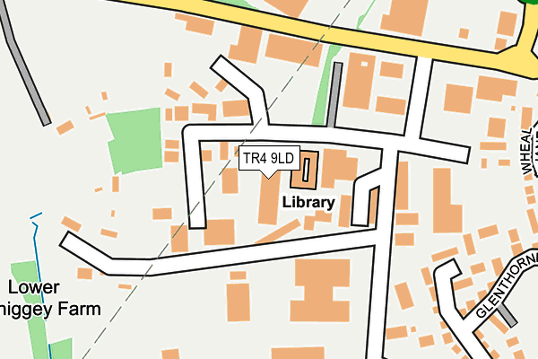 TR4 9LD map - OS OpenMap – Local (Ordnance Survey)