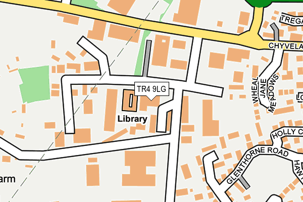 TR4 9LG map - OS OpenMap – Local (Ordnance Survey)