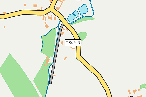 TR4 9LN map - OS OpenMap – Local (Ordnance Survey)