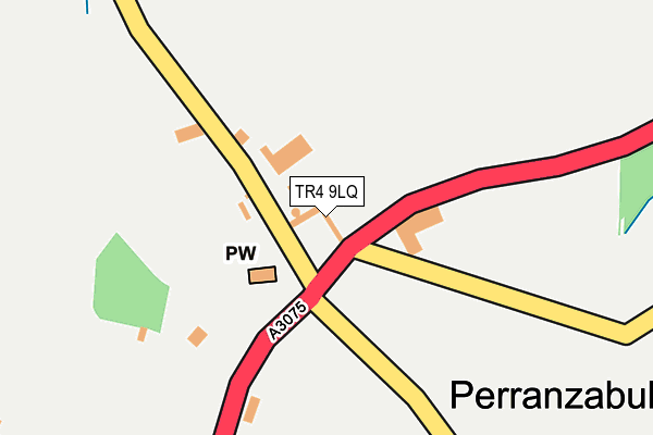 TR4 9LQ map - OS OpenMap – Local (Ordnance Survey)