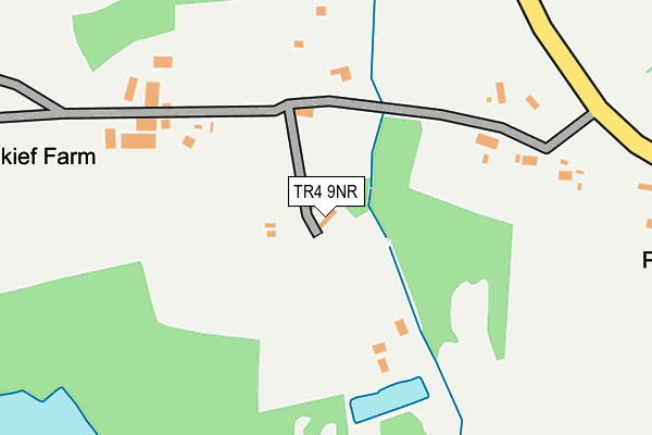 TR4 9NR map - OS OpenMap – Local (Ordnance Survey)