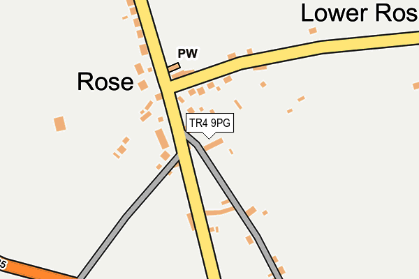 TR4 9PG map - OS OpenMap – Local (Ordnance Survey)