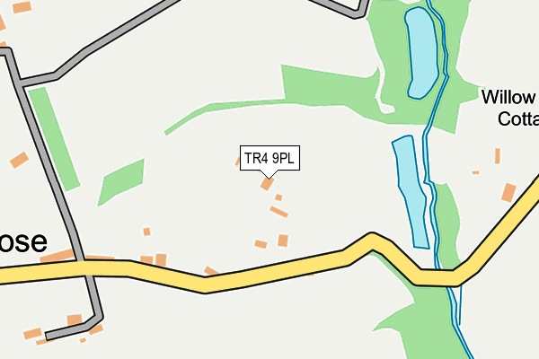 TR4 9PL map - OS OpenMap – Local (Ordnance Survey)