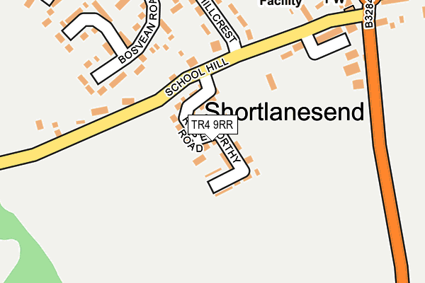 TR4 9RR map - OS OpenMap – Local (Ordnance Survey)