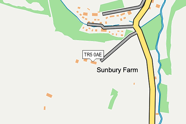 TR5 0AE map - OS OpenMap – Local (Ordnance Survey)