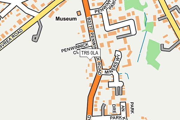 TR5 0LA map - OS OpenMap – Local (Ordnance Survey)