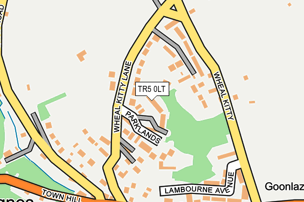 TR5 0LT map - OS OpenMap – Local (Ordnance Survey)