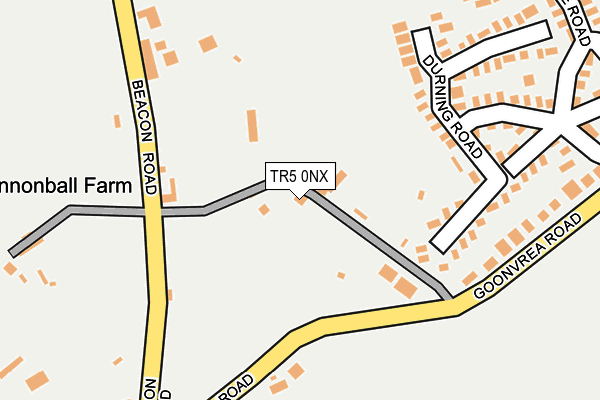 TR5 0NX map - OS OpenMap – Local (Ordnance Survey)