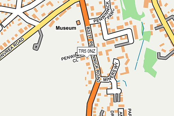 TR5 0NZ map - OS OpenMap – Local (Ordnance Survey)