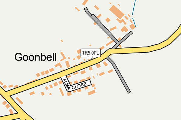 TR5 0PL map - OS OpenMap – Local (Ordnance Survey)