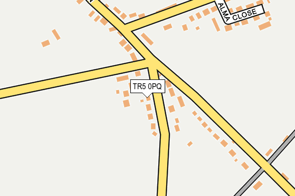 TR5 0PQ map - OS OpenMap – Local (Ordnance Survey)