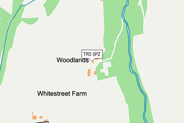 TR5 0PZ map - OS OpenMap – Local (Ordnance Survey)