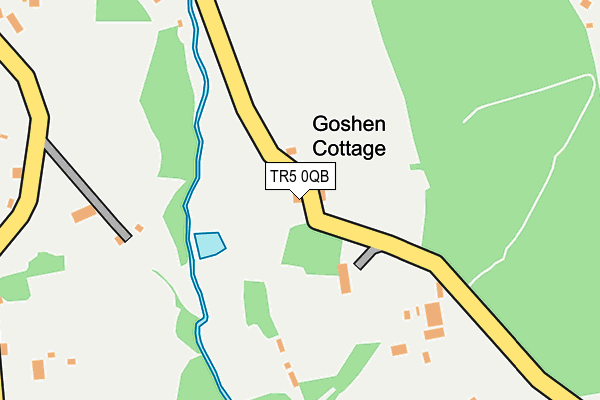 TR5 0QB map - OS OpenMap – Local (Ordnance Survey)