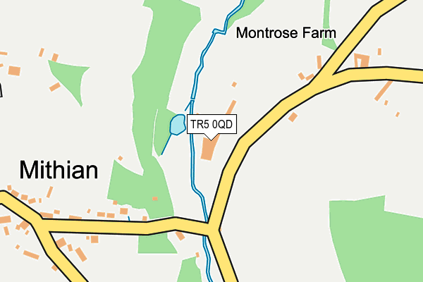 TR5 0QD map - OS OpenMap – Local (Ordnance Survey)