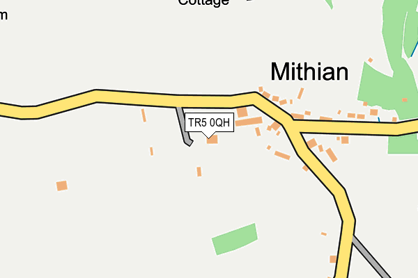 TR5 0QH map - OS OpenMap – Local (Ordnance Survey)