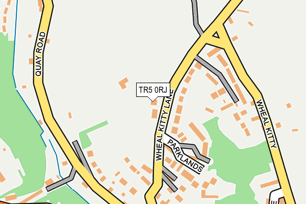 TR5 0RJ map - OS OpenMap – Local (Ordnance Survey)