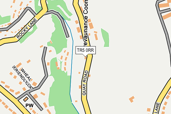 TR5 0RR map - OS OpenMap – Local (Ordnance Survey)