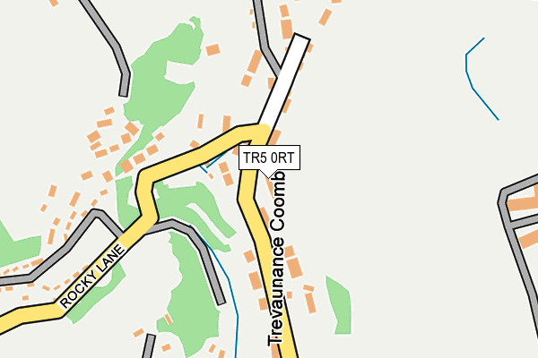 TR5 0RT map - OS OpenMap – Local (Ordnance Survey)