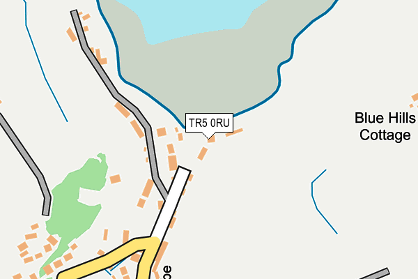 TR5 0RU map - OS OpenMap – Local (Ordnance Survey)