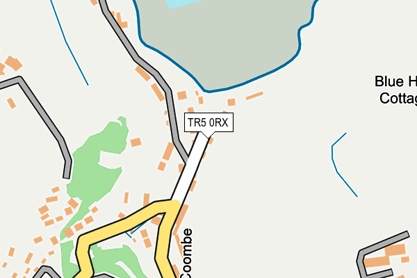 TR5 0RX map - OS OpenMap – Local (Ordnance Survey)