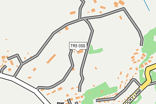 TR5 0SS map - OS OpenMap – Local (Ordnance Survey)