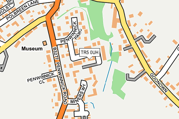 TR5 0UH map - OS OpenMap – Local (Ordnance Survey)