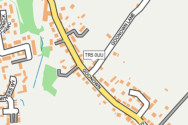TR5 0UU map - OS OpenMap – Local (Ordnance Survey)