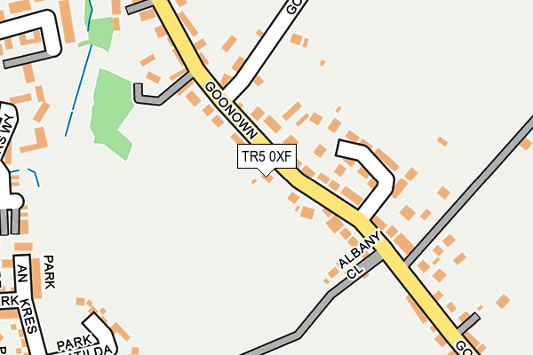 TR5 0XF map - OS OpenMap – Local (Ordnance Survey)