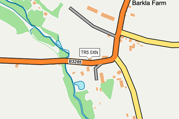 TR5 0XN map - OS OpenMap – Local (Ordnance Survey)