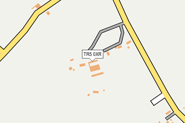 TR5 0XR map - OS OpenMap – Local (Ordnance Survey)