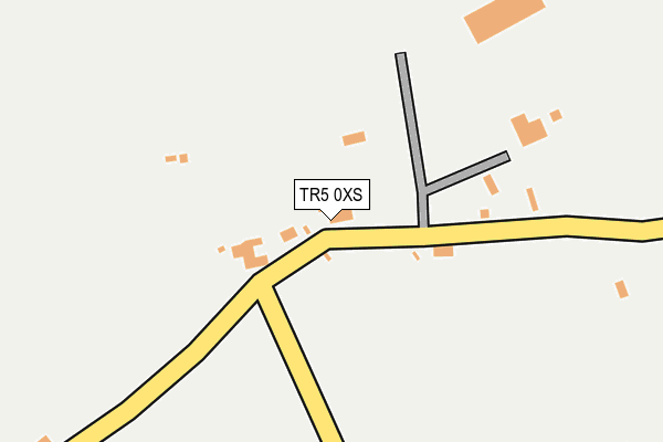TR5 0XS map - OS OpenMap – Local (Ordnance Survey)