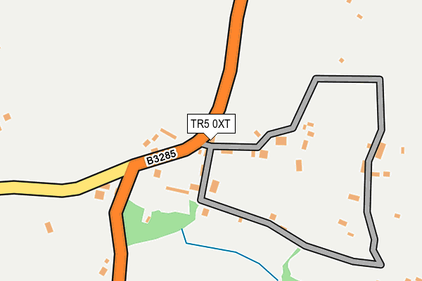 TR5 0XT map - OS OpenMap – Local (Ordnance Survey)