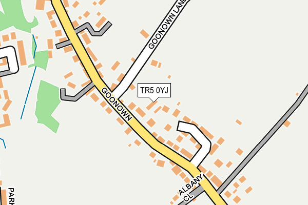 TR5 0YJ map - OS OpenMap – Local (Ordnance Survey)